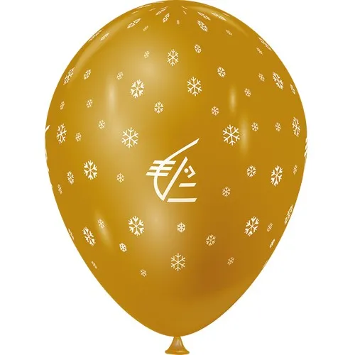 Ballons publicitaires diamètre 23cm imprimés sur 1 face en 1 couleur, par sérigraphie