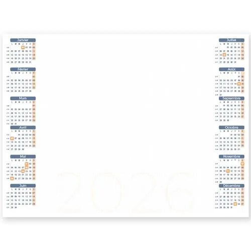 Sous-mains publicitaires personnalisés - Bloc papier encollé