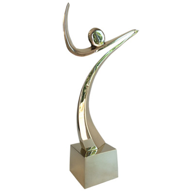Trophée 3 Personnages Bronze - Récompense Prestige Entreprise