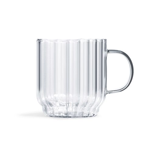 Mug en Verre Borosilicate 330ml Personnalisable - Écologique