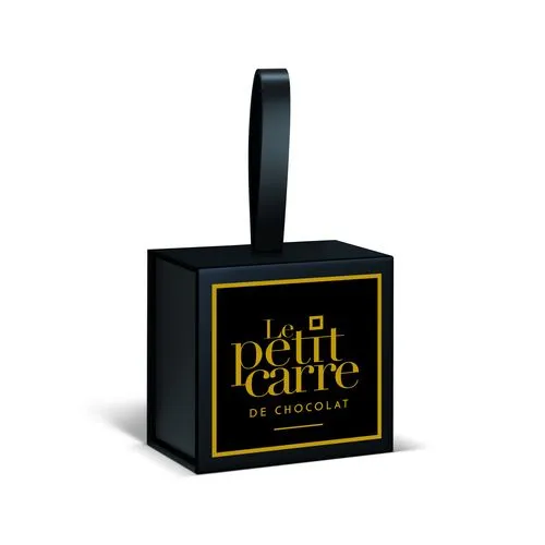 Écrin de Noël 6 Carrés de Chocolat Personnalisables - Fabrication Française