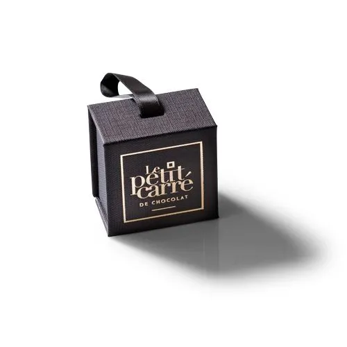 Écrin de Noël 6 Carrés de Chocolat Personnalisables - Fabrication Française