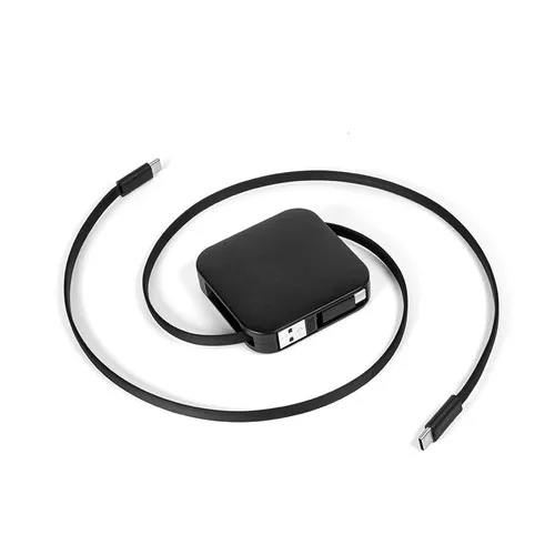 Câble de charge 4 en 1 + support de téléphone CM-5090 Noir