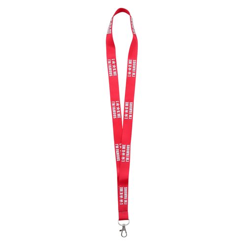 Lanyard Polyester Relief 3D - Impression Pantone Personnalisée