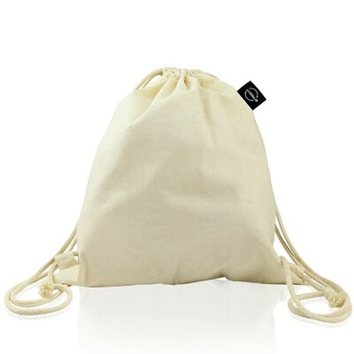 Sac à cordon en coton bio 150g/m² personnalisable par sérigraphie
