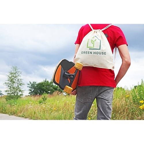 Sac à cordon en coton bio 150g/m² personnalisable par sérigraphie