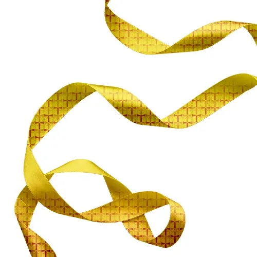 Ruban cadeau personnalisé polyester - Fabrication UE - Express 24-72h