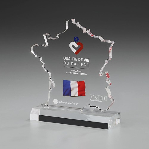Trophée Personnalisable par Sérigraphie - Communication d'Entreprise
