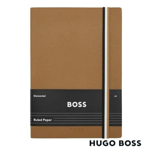 Carnet A5 Ligné Camel Premium - Personnalisable par Embossage