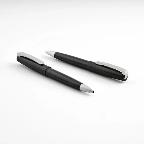 Stylo Hemingway en Aluminium recyclé, encre noire 2 km Dokumental®