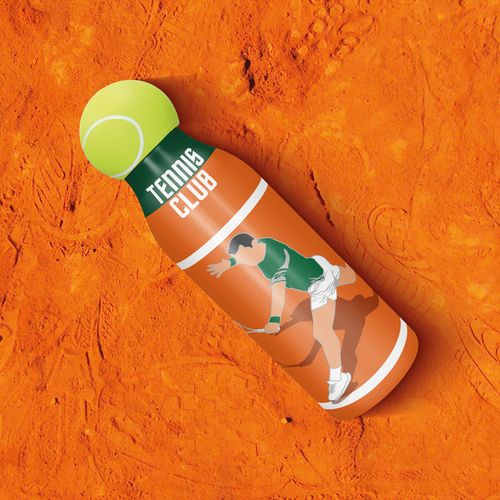 Gourde Inox Bouchon Sport 3D Personnalisable 500ml