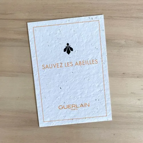 Cartes à Planter A6 Personnalisées - Communication Écoresponsable