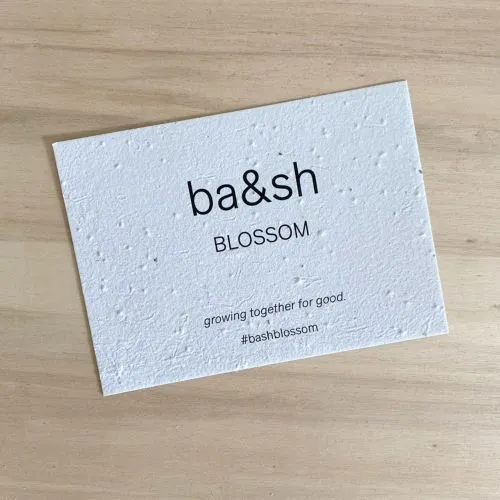 Cartes à Planter A6 Personnalisées - Communication Écoresponsable