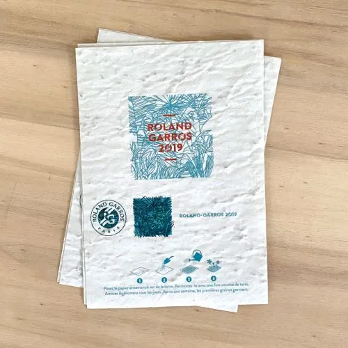 Cartes à Planter A6 Personnalisées - Communication Écoresponsable