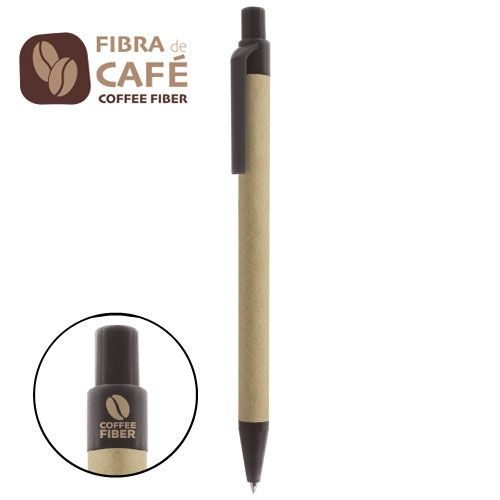 Stylo Bille Écologique Carton Recyclé et Fibre de Café Personnalisable