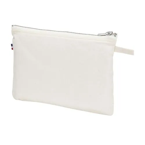 Trousse Zippée 100% Coton Bio - Fabrication Française
