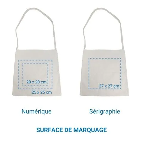 Sac coton GEORGES - France - Ecru