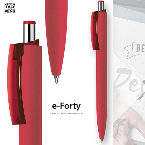 Stylo Bille Soft Touch e-Forty - Personnalisable par Sérigraphie