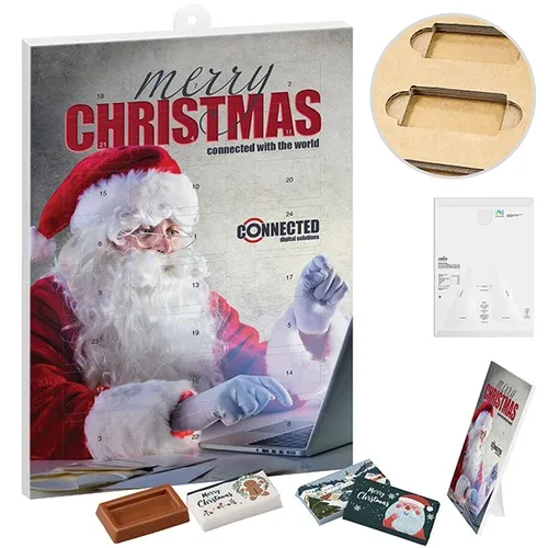Calendrier de l'Avent Napolitains Chocolat Premium - Personnalisable