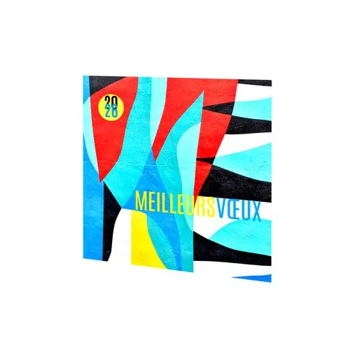 CARTE DE VOEUX - TAG 2026  AVEC ENVELOPPE - SANS MARQUAGE