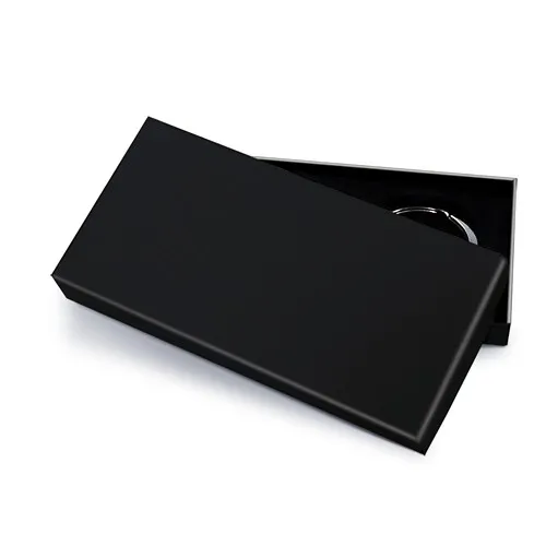 Porte-clés Métal et PU Personnalisable - Double Anneau