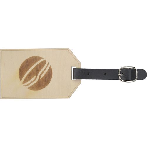 Étiquette à Bagage en Bois Personnalisable - Gravure Laser Recto-Verso