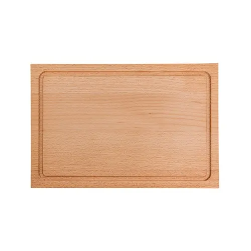 Planche à découper XXL en hêtre FSC avec gouttière et personnalisation