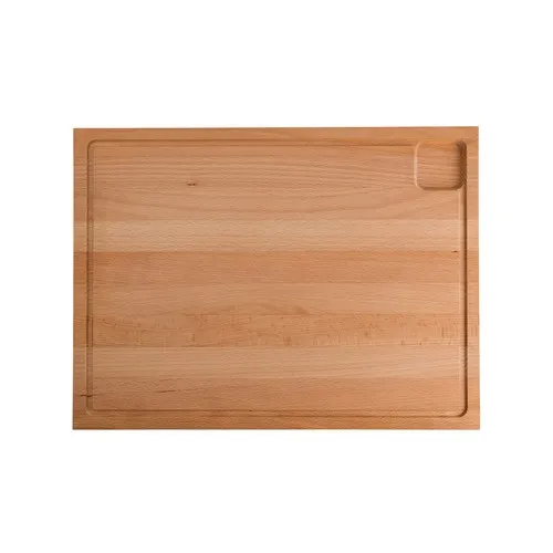 Planche à découper XXL en hêtre FSC avec gouttière et personnalisation