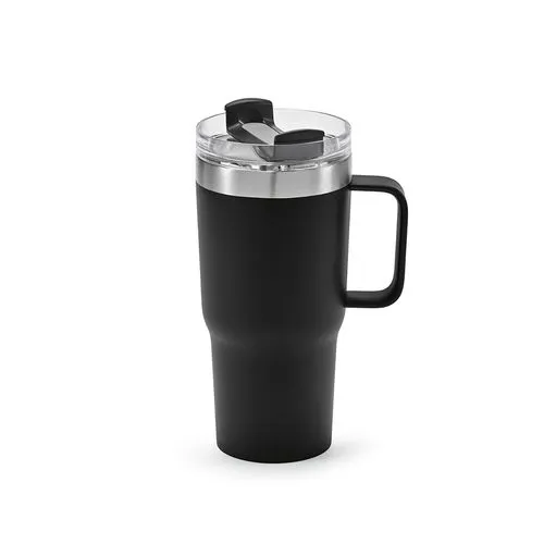 Mug Neman inox 580 ml. Double paroi et bouchon rotatif