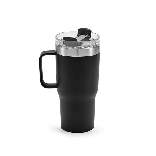 Mug Neman inox 580 ml. Double paroi et bouchon rotatif