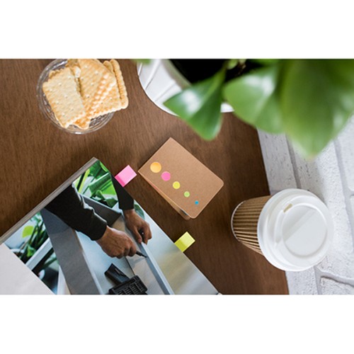 Marque-pages autocollants repositionnables personnalisables 5 couleurs