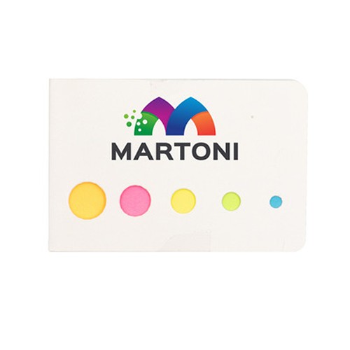 Marque-pages autocollants repositionnables personnalisables 5 couleurs