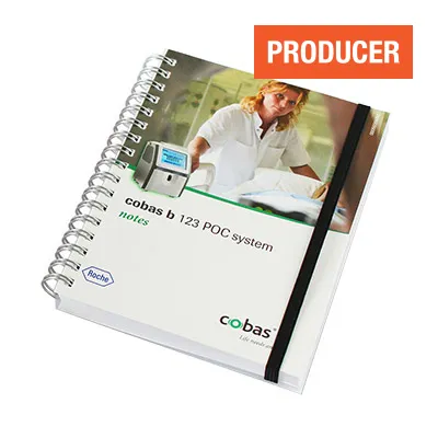 Cahier personnalisable par sérigraphie - Support de communication B2B