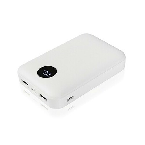 Power Bank 10000 mAh Compact avec Affichage Digital Personnalisable