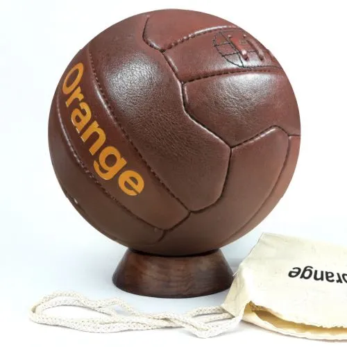 Ballon de Football Vintage en Cuir Personnalisé - Édition Collector