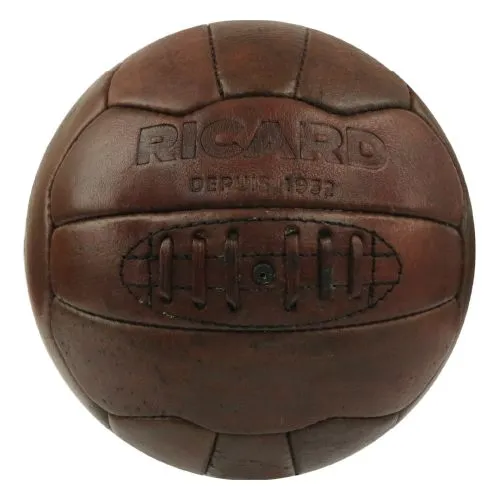 Ballon de Football Vintage en Cuir Personnalisé - Édition Collector