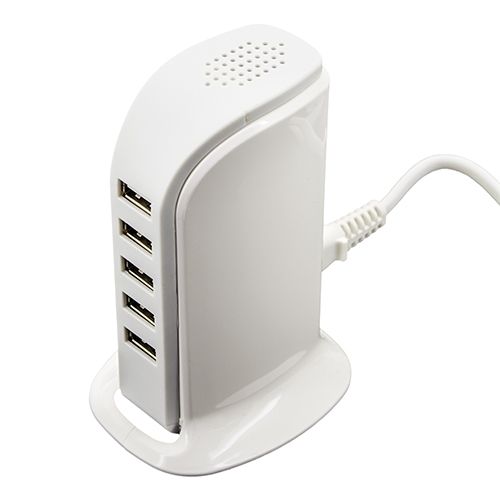 Hub Chargeur USB 5 Ports - Tour de Charge Rapide 6000 mAh