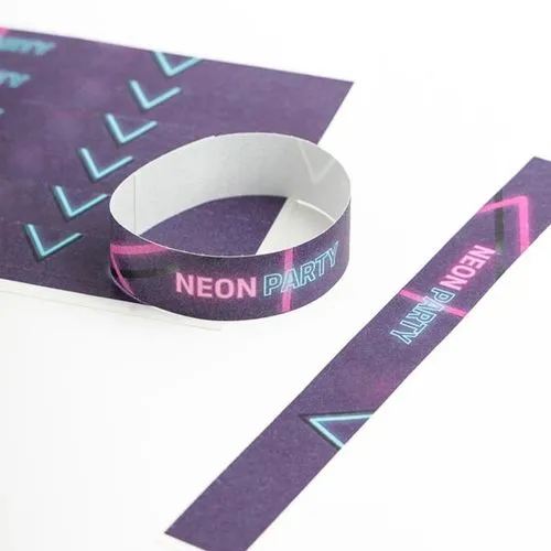Bracelet Tyvek personnalisé pour contrôle d'accès événementiel