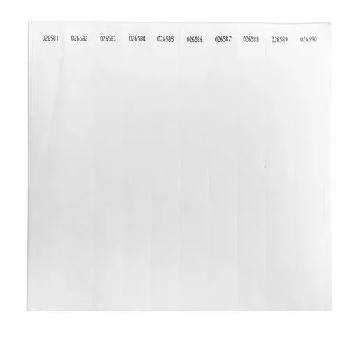 Bracelet Tyvek personnalisé pour contrôle d'accès événementiel