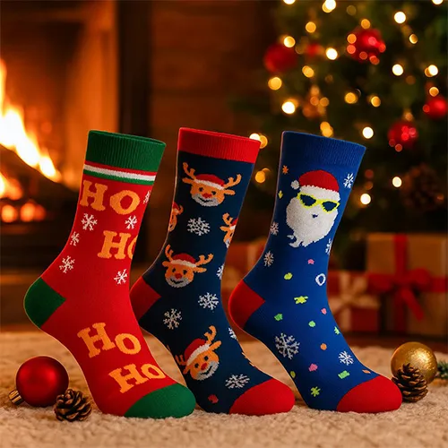 Chaussettes Jacquard Personnalisées Premium - Tricot Sérigraphié