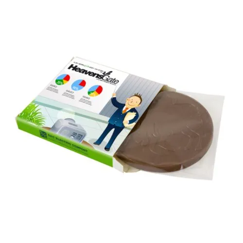 Médailles au chocolat 120 mm en carton