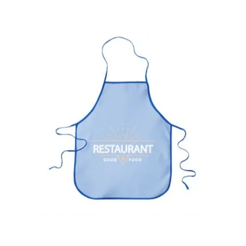 Tablier Enfant Polyester Personnalisable - Bordure Biais Colorée
