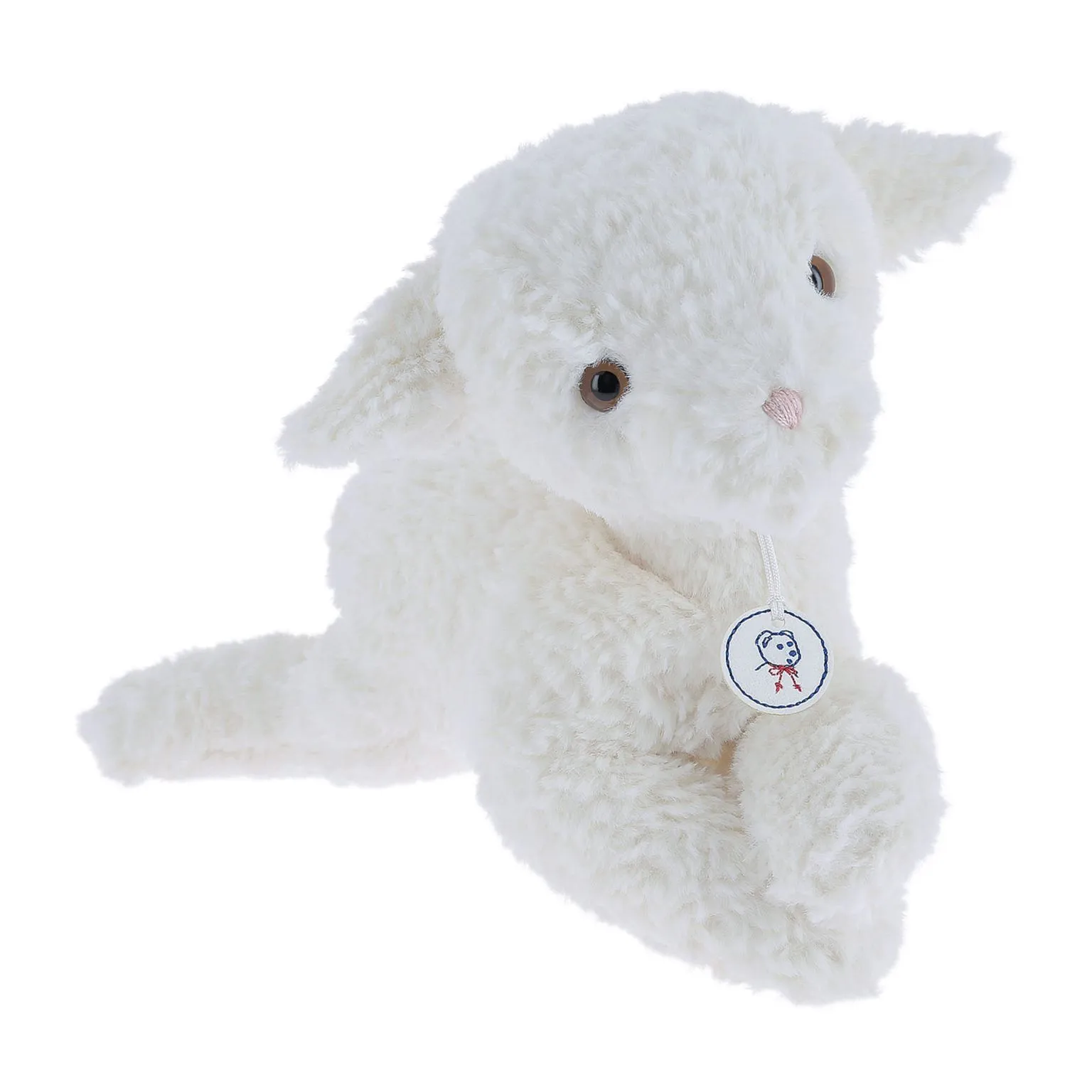 Peluche Mouton Blanc Personnalisable - Cadeau Naissance Entreprise