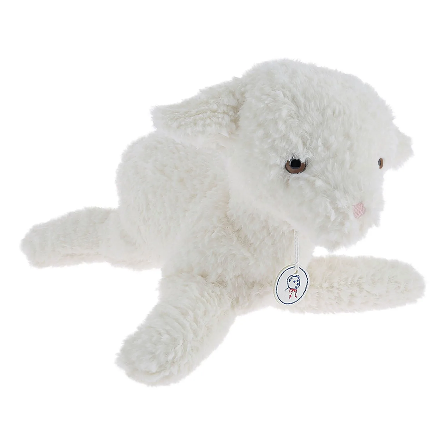 Peluche Mouton Blanc Personnalisable - Cadeau Naissance Entreprise