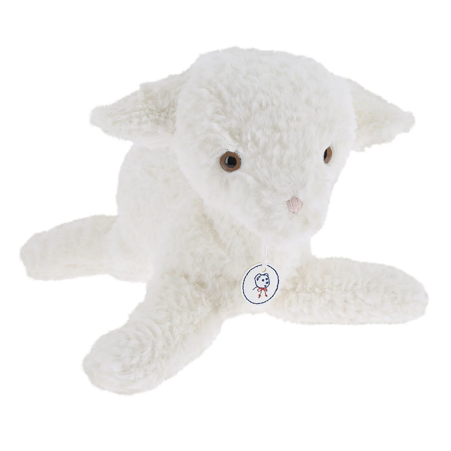 Peluche Mouton Blanc Personnalisable - Cadeau Naissance Entreprise