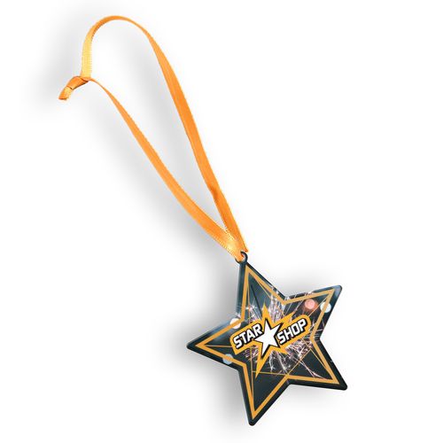 Décoration de Noël en Aluminium Personnalisable - Quadri Recto Verso