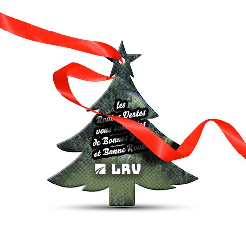 Décoration de Noël en Aluminium Personnalisable - Quadri Recto Verso