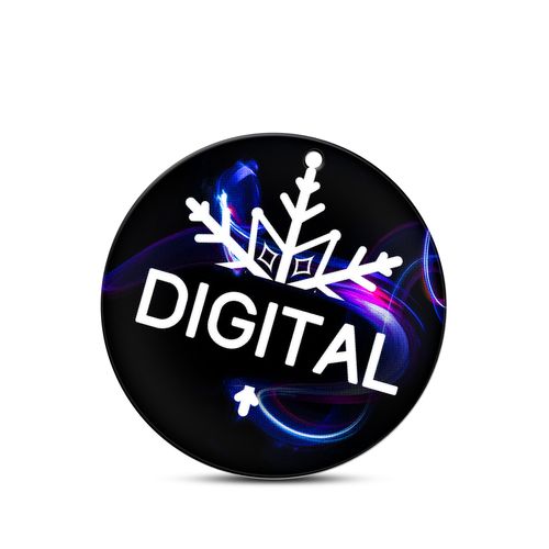 Décoration de Noël en Aluminium Personnalisable - Quadri Recto Verso