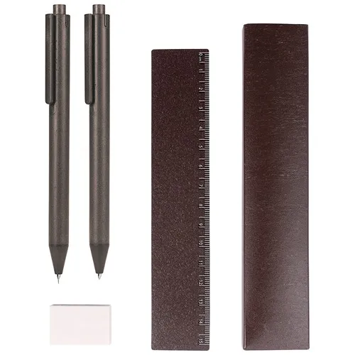 Set de Papeterie Écologique en Carton Recyclé Personnalisable