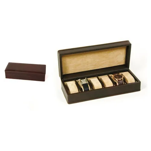 Coffret Horloger Prestige Bois et Simili Cuir - Personnalisable